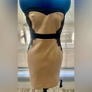 NWT Trixxi strapless dress S & M